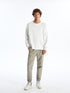 LC Waikiki Crew Neck Long Sleeve Men's Tricot Sweater